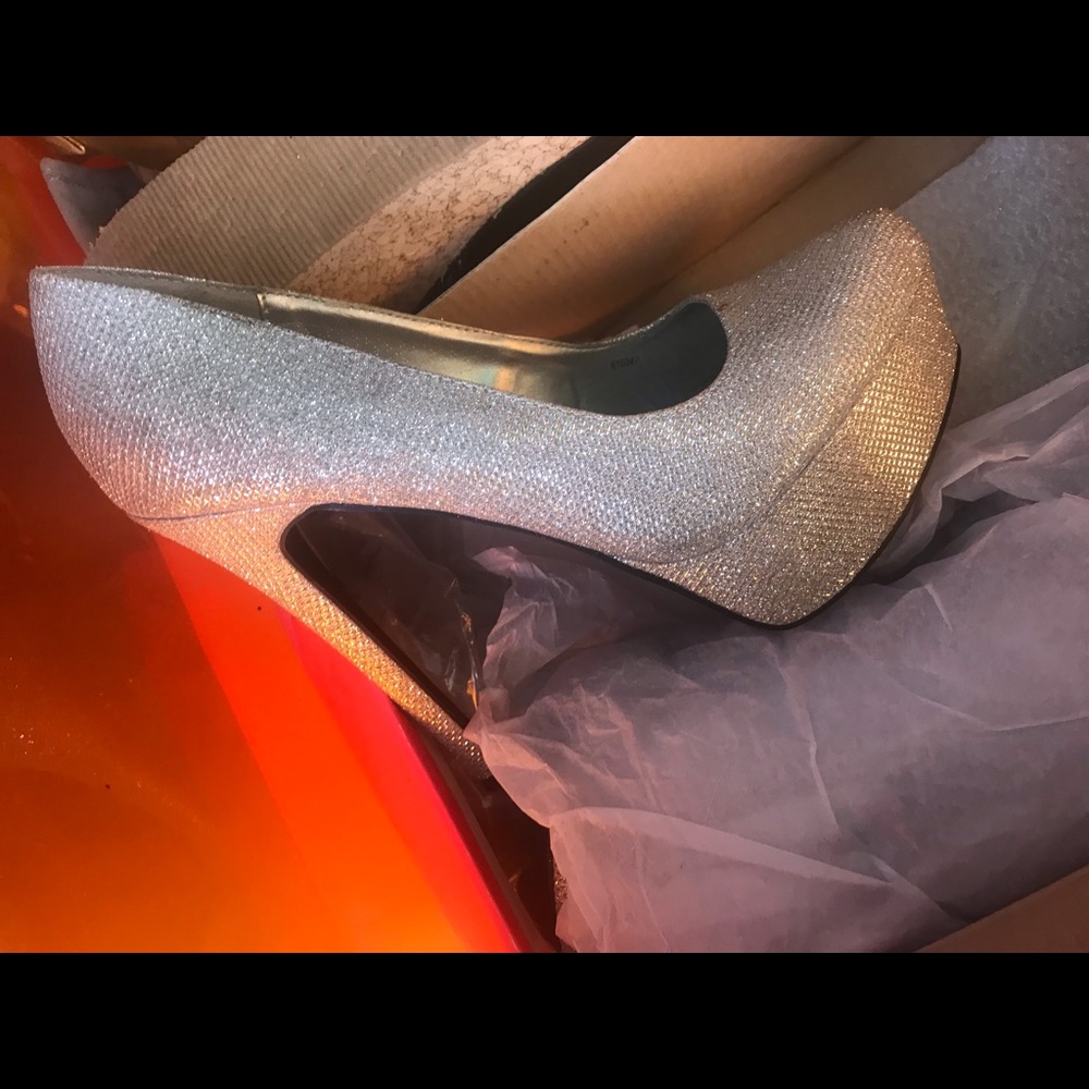 Silver heels